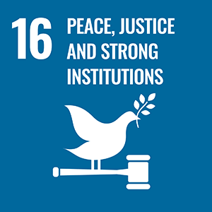 16: Peace and justice strong institutions