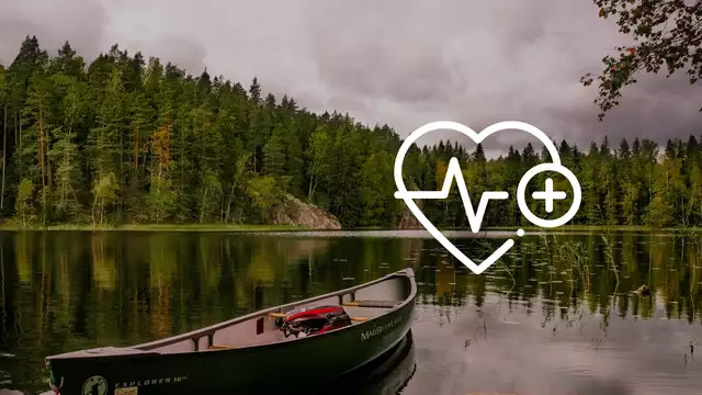 Sisäjärvi ja piirretty sydän